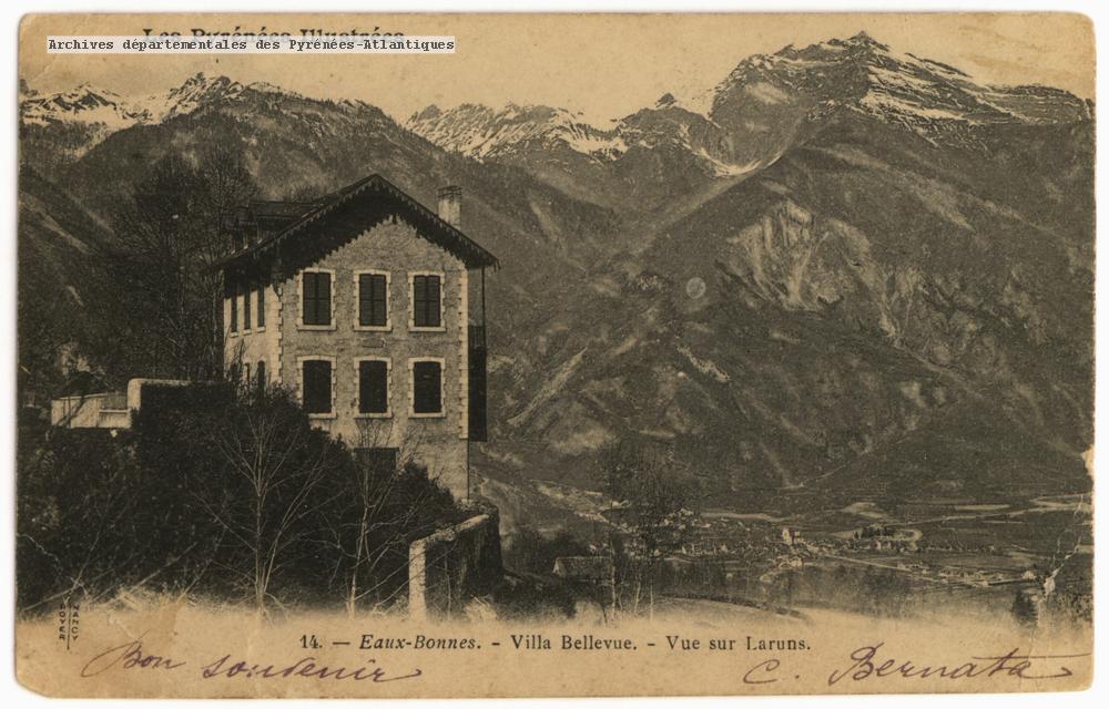 La Villa Bellevue au début du XXeme siècle